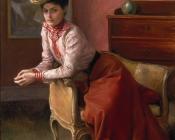 朱利叶斯 勒布朗 斯图尔特 : Woman in an Interior